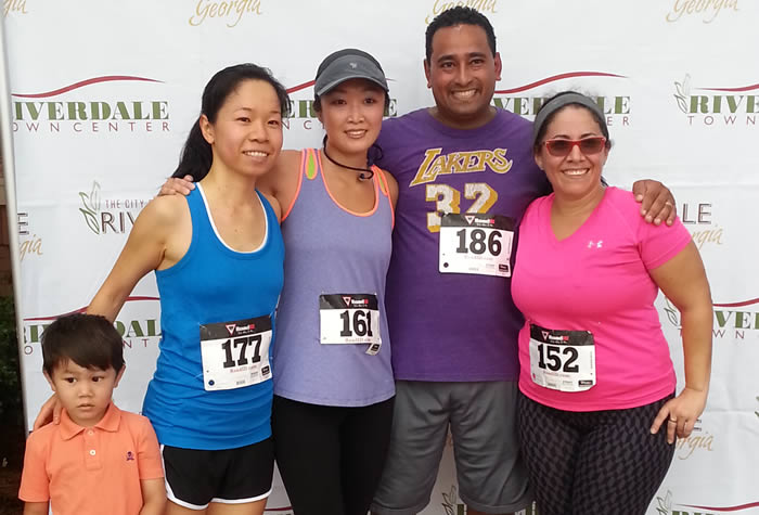 Dr. and staff at Riverdale's 5K Run. Dr. and staff at Riverdale's 5K Run.
